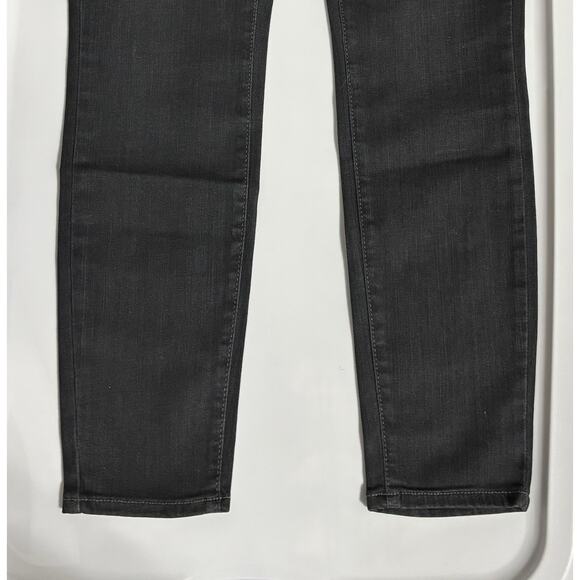 NWT PAIGE Verdugo Women's Size 25 Ankle Mid Rise Ultra Skinny Jean Dark Gray - Picture 6 of 7